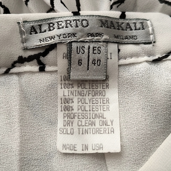 alberto Makali New York Paris Milano Pleated Skirt Size 6 - Picture 5 of 6